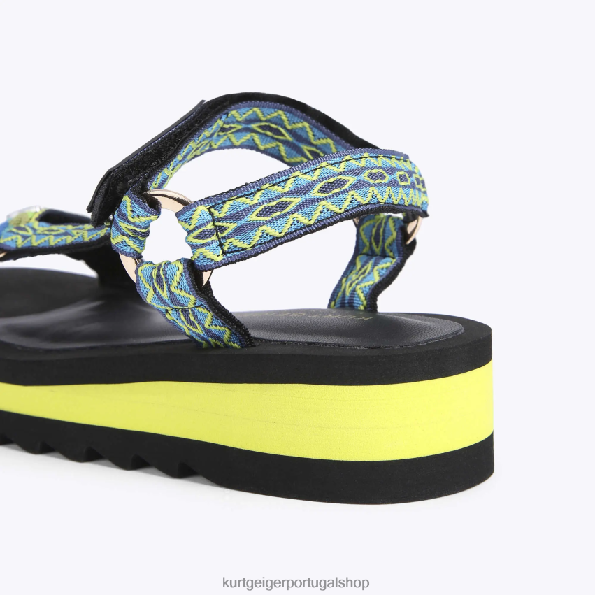 Kurt Geiger crianças Londres crianças mini olivia 8J6X00488 verde | calçados