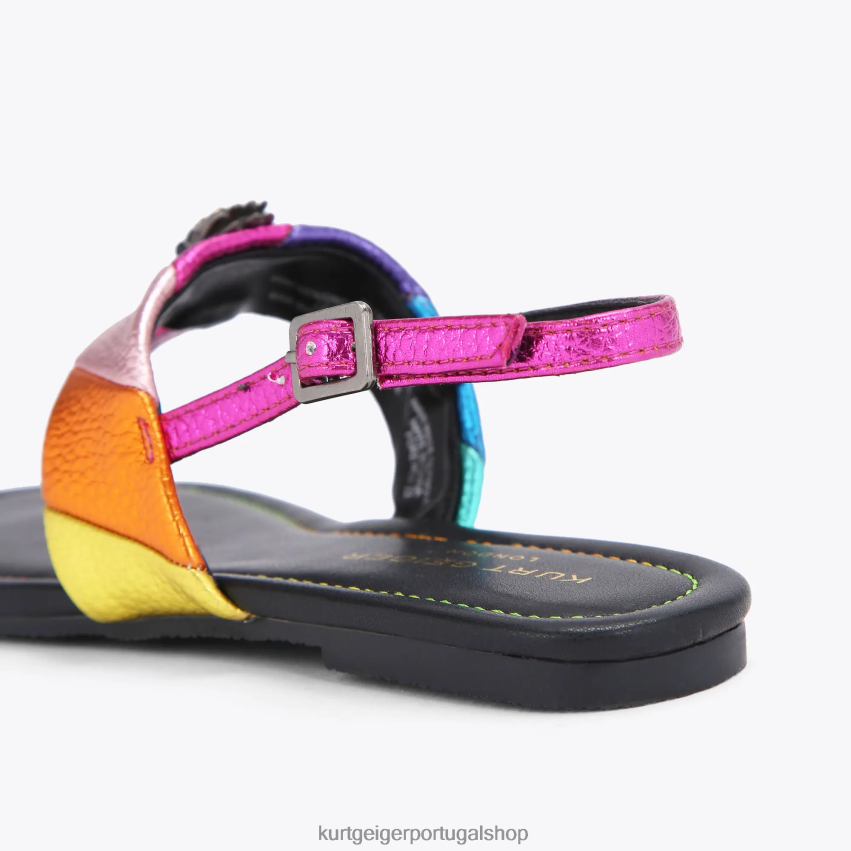 Kurt Geiger crianças sandália londres mini kensington t 8J6X00226 vários/outros | calçados