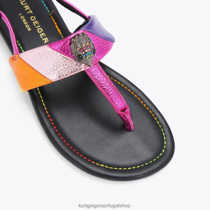 Kurt Geiger crianças sandália londres mini kensington t 8J6X00226 vários/outros | calçados