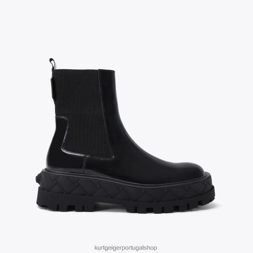 Kurt Geiger homens Londres Londres Chelsea 8J6X00652 preto | calçados