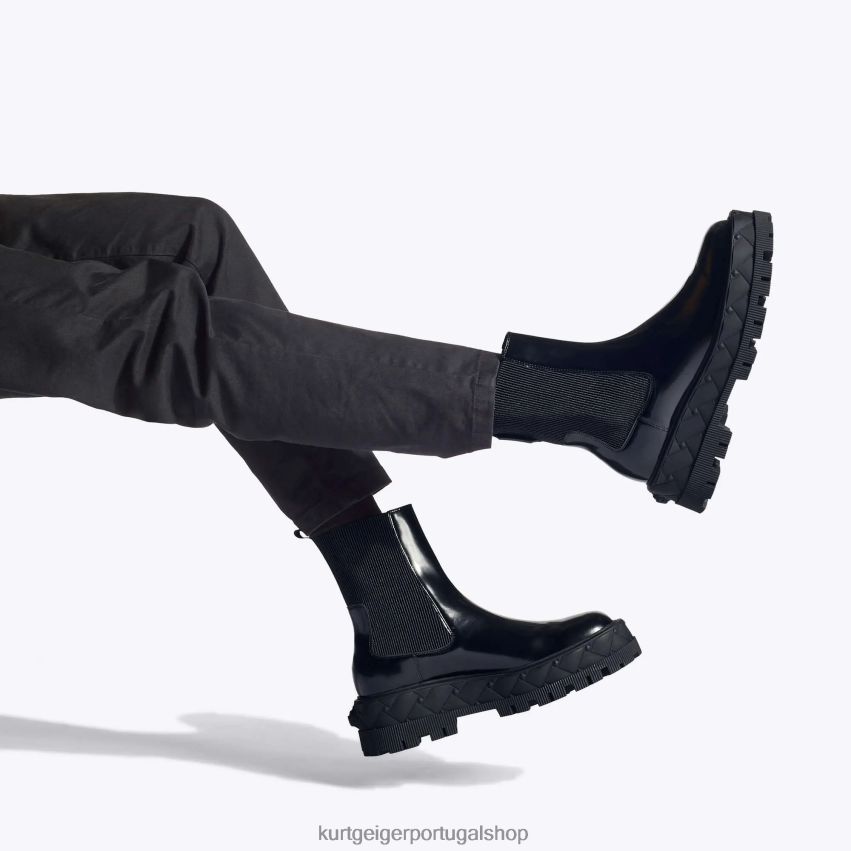 Kurt Geiger homens Londres Londres Chelsea 8J6X00652 preto | calçados