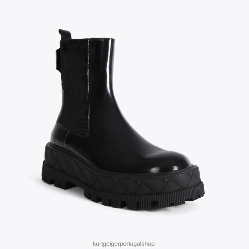 Kurt Geiger homens Londres Londres Chelsea 8J6X00652 preto | calçados