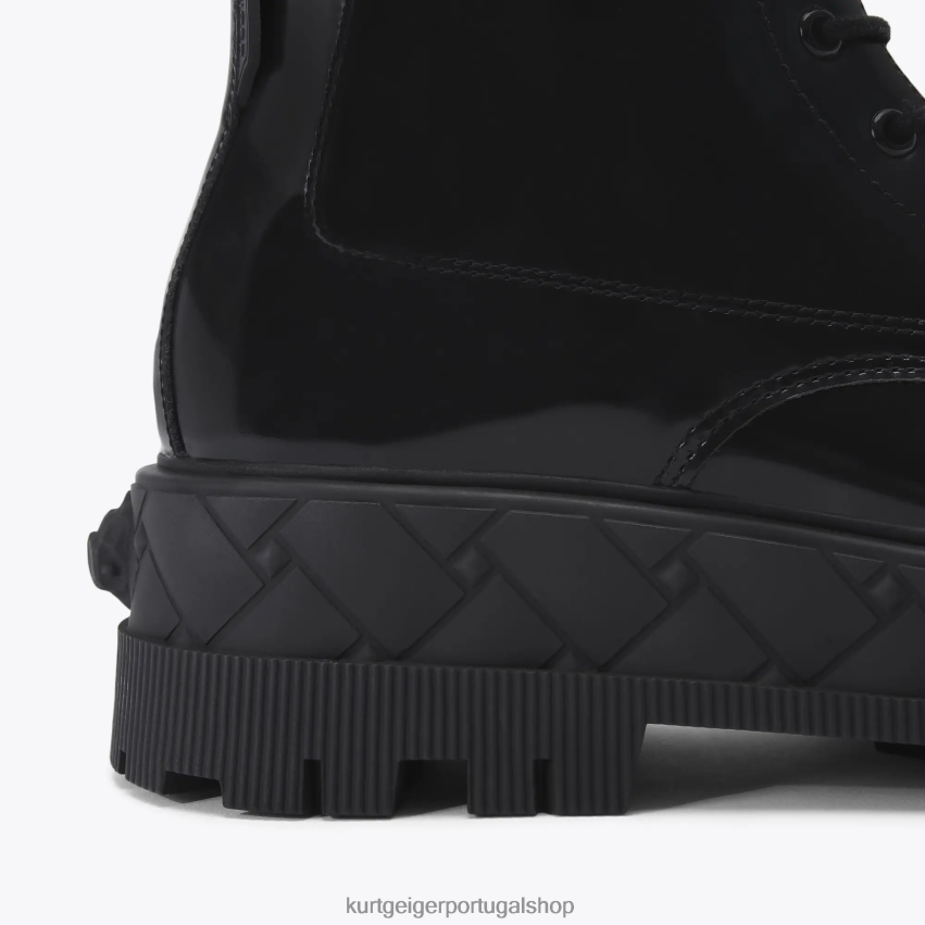 Kurt Geiger homens Londres Londres amarrar 8J6X00650 preto | calçados
