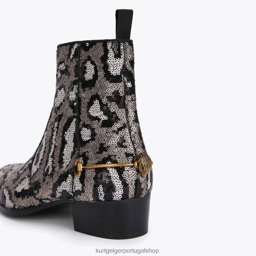 Kurt Geiger homens lantejoulas de gin londres 8J6X00654 combinação bege | calçados