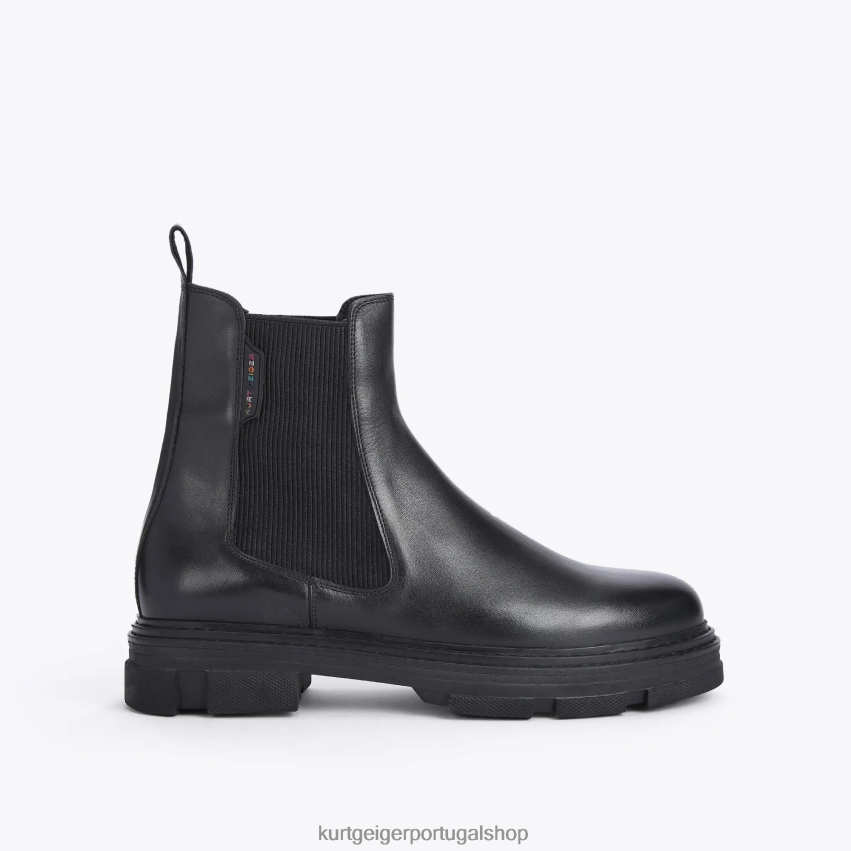 Kurt Geiger homens londres pássaro chelsea 8J6X00656 preto | calçados