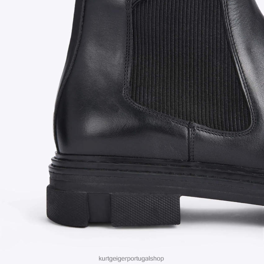 Kurt Geiger homens londres pássaro chelsea 8J6X00656 preto | calçados