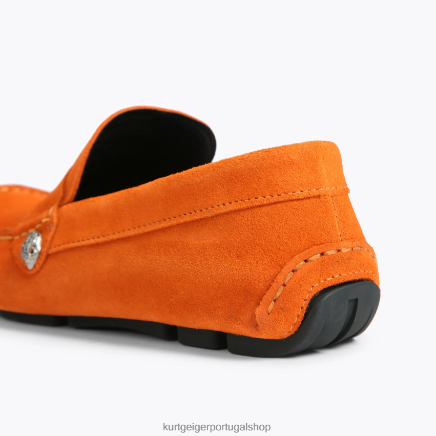 Kurt Geiger homens Londres 8J6X00614 laranja | calçados