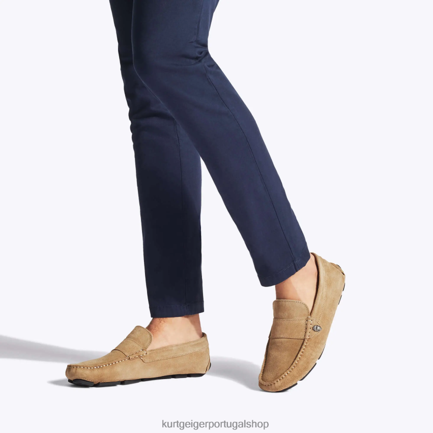 Kurt Geiger homens Londres 8J6X00615 bege | calçados