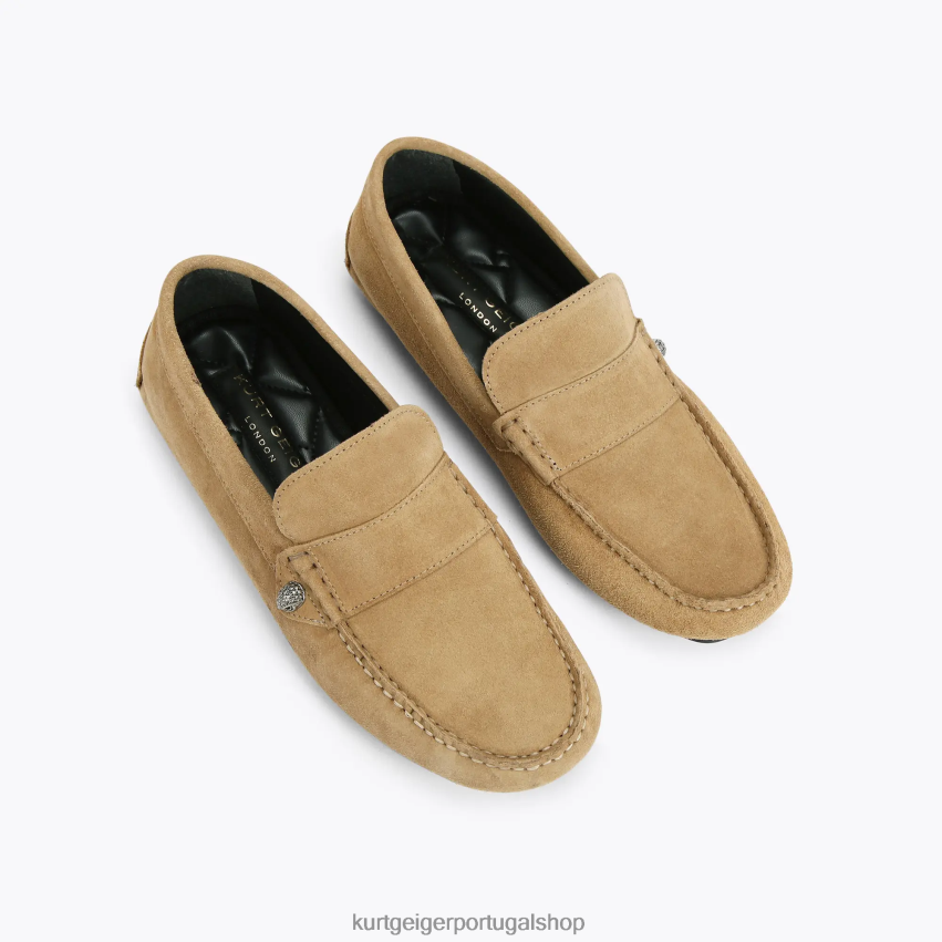 Kurt Geiger homens Londres 8J6X00615 bege | calçados