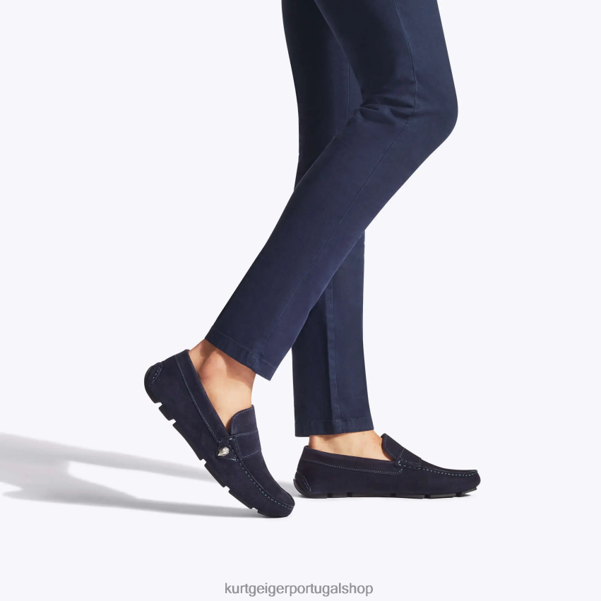Kurt Geiger homens Londres 8J6X00617 marinha | calçados