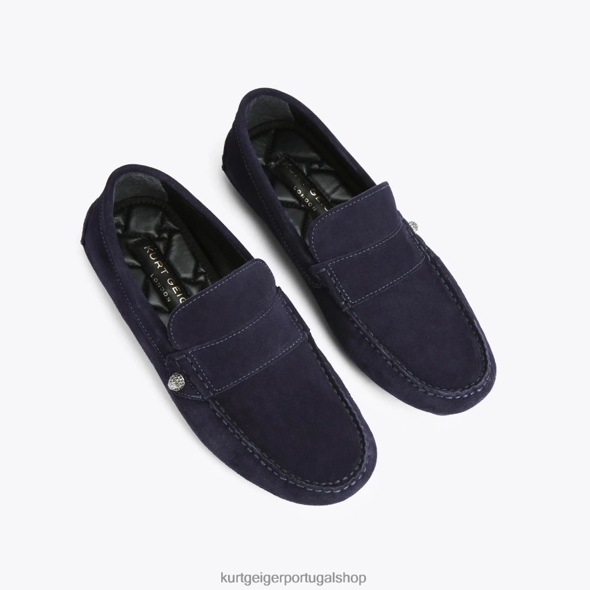 Kurt Geiger homens Londres 8J6X00617 marinha | calçados