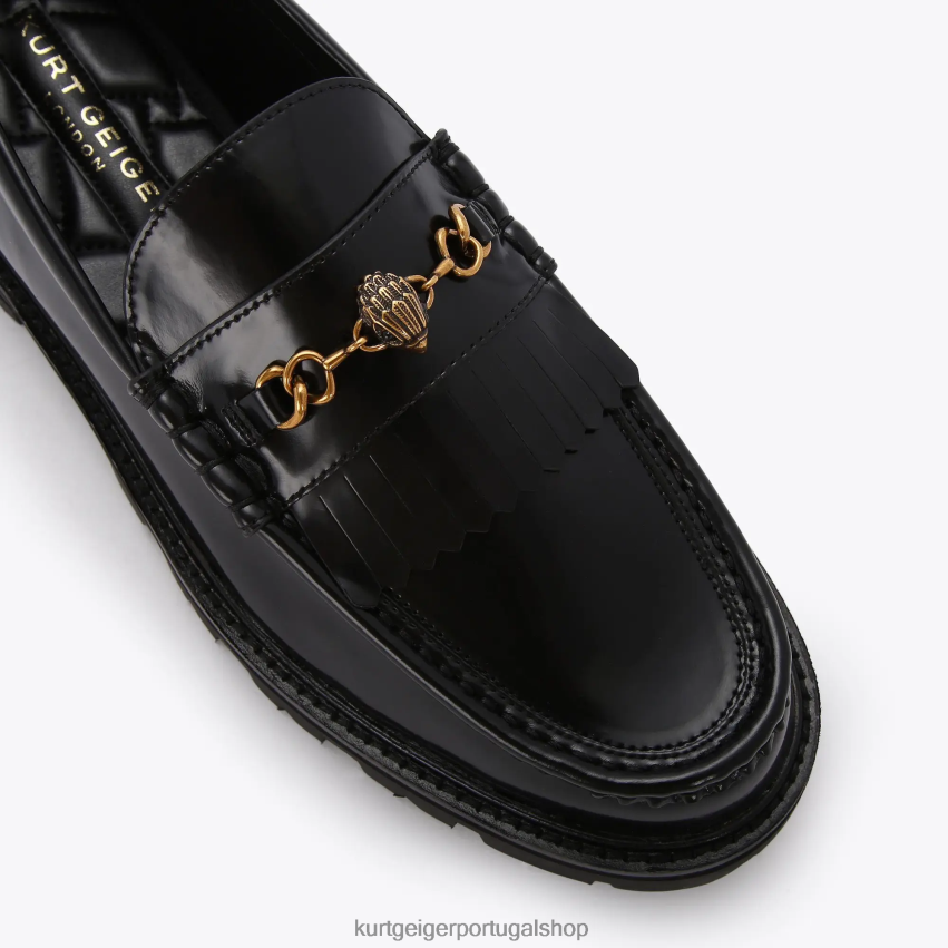 Kurt Geiger homens Londres Harley 8J6X00638 preto | calçados