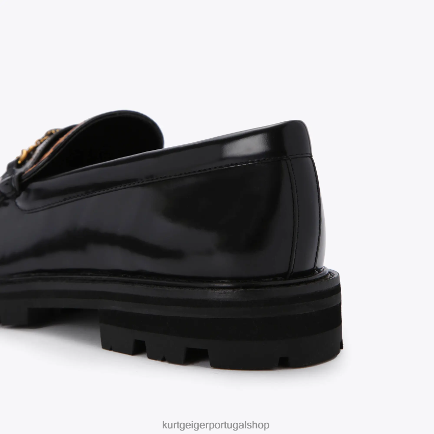 Kurt Geiger homens Londres Harley 8J6X00640 combinação preta | calçados