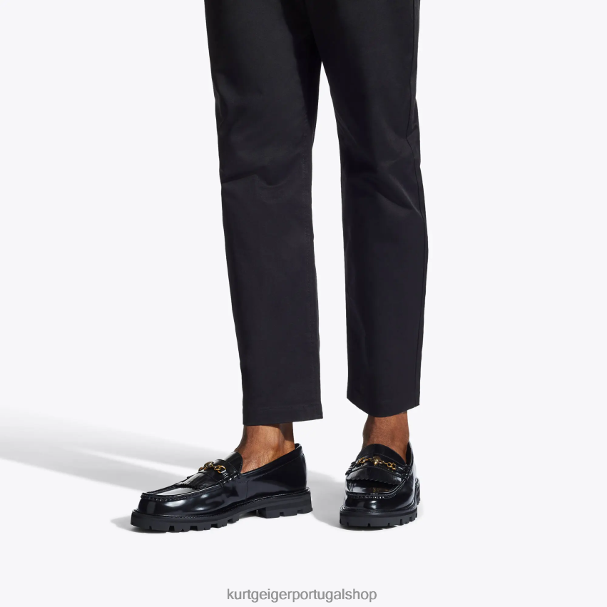 Kurt Geiger homens Londres Harley 8J6X00641 preto | calçados