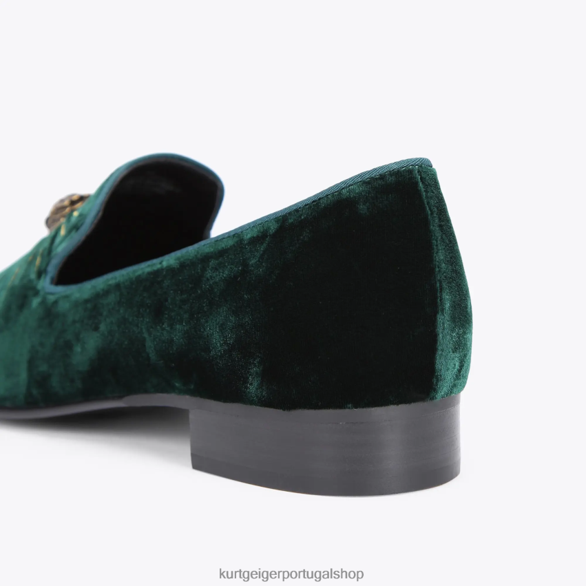Kurt Geiger homens Águia de Londres 8J6X00636 verde | calçados