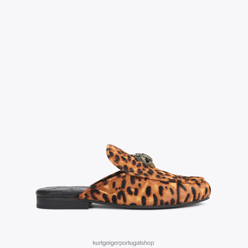 Kurt Geiger homens mula holly eagle de londres 8J6X00657 marrom médio | calçados