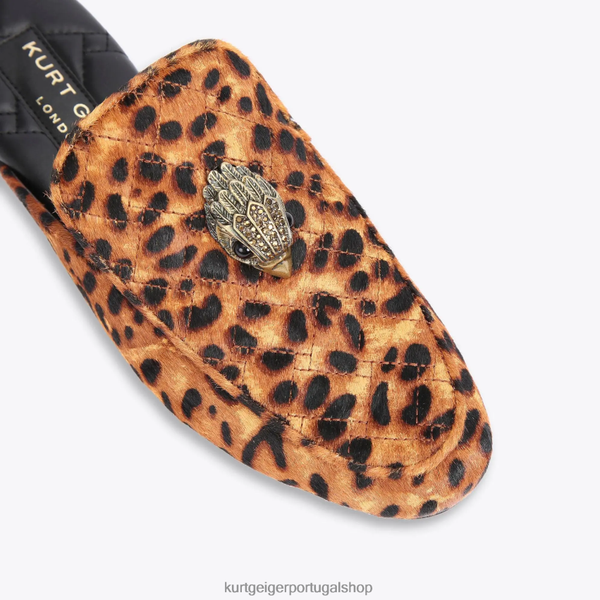 Kurt Geiger homens mula holly eagle de londres 8J6X00657 marrom médio | calçados