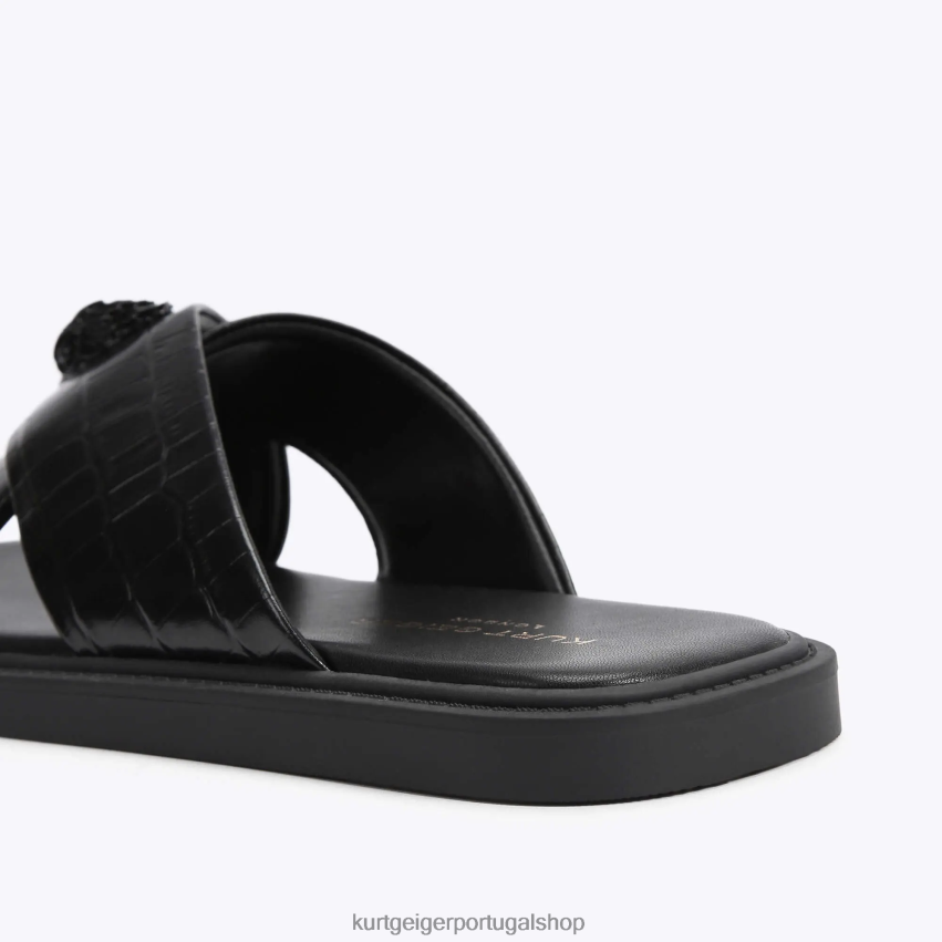 Kurt Geiger homens Londres 8J6X00496 preto | calçados