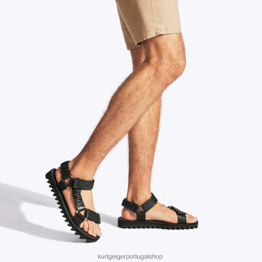 Kurt Geiger homens Londres Órion 8J6X00492 preto | calçados