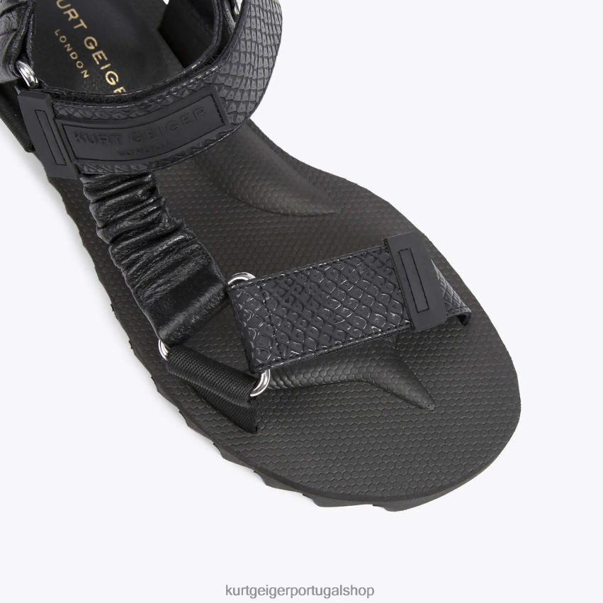 Kurt Geiger homens Londres Órion 8J6X00492 preto | calçados