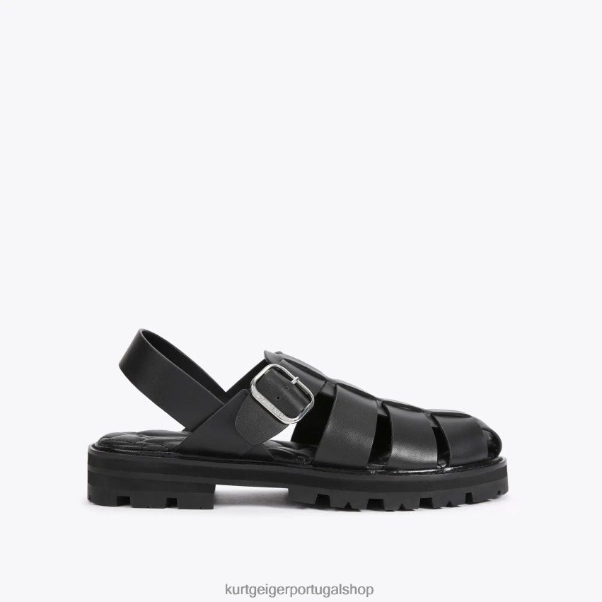 Kurt Geiger homens ollie londres 8J6X00489 preto | calçados