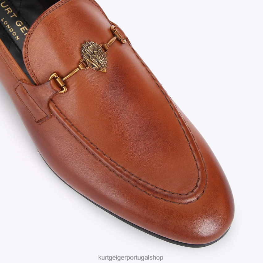 Kurt Geiger homens Londres Ali 8J6X00620 bronzeado | calçados