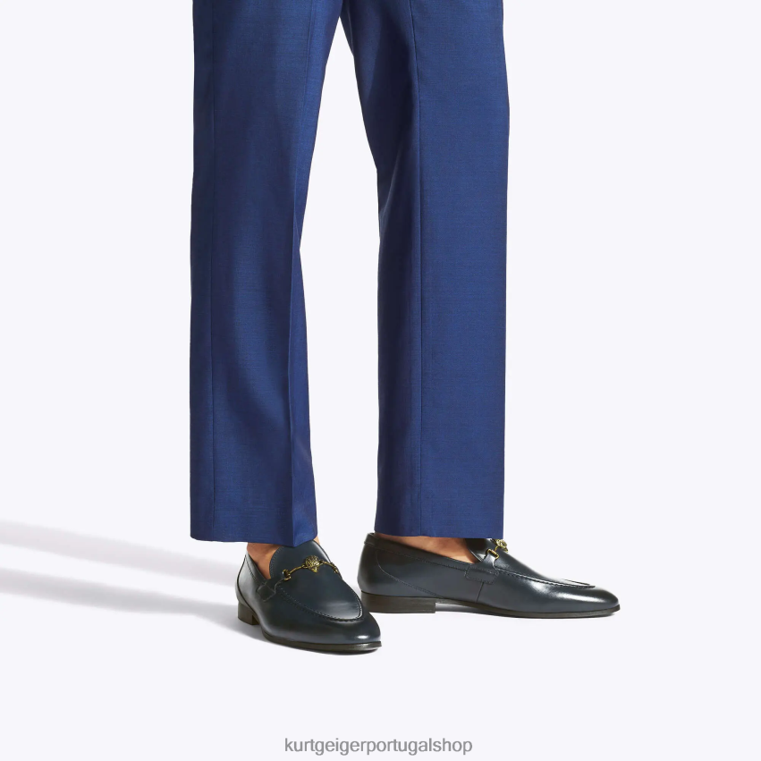 Kurt Geiger homens Londres Ali 8J6X00622 marinha | calçados
