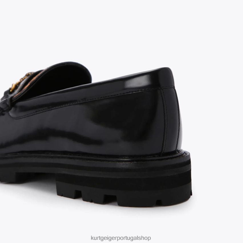 Kurt Geiger homens Londres Harley 8J6X00639 combinação preta | calçados