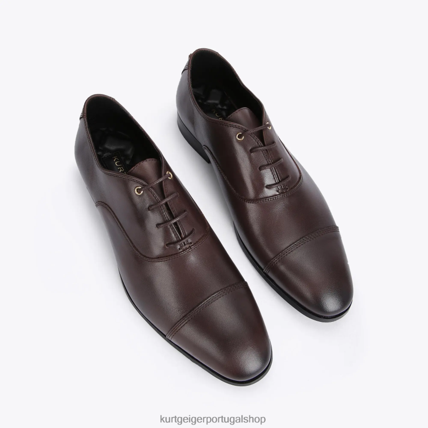 Kurt Geiger homens Londres Harris Oxford 8J6X00647 marrom | calçados