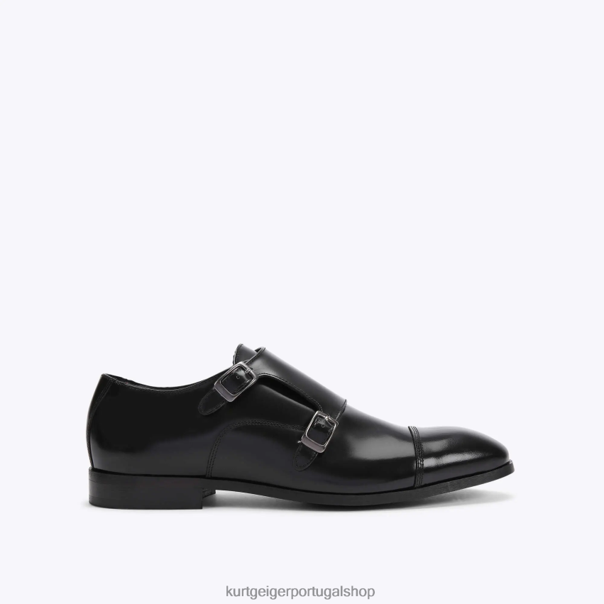 Kurt Geiger homens Londres Harry Monge 8J6X00646 preto | calçados