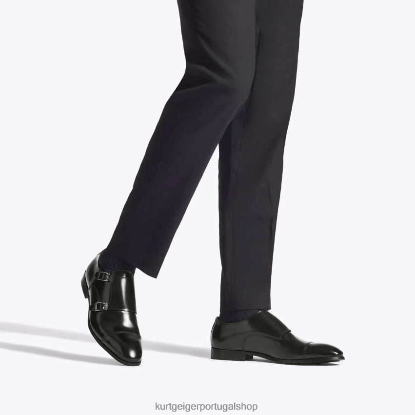 Kurt Geiger homens Londres Harry Monge 8J6X00646 preto | calçados