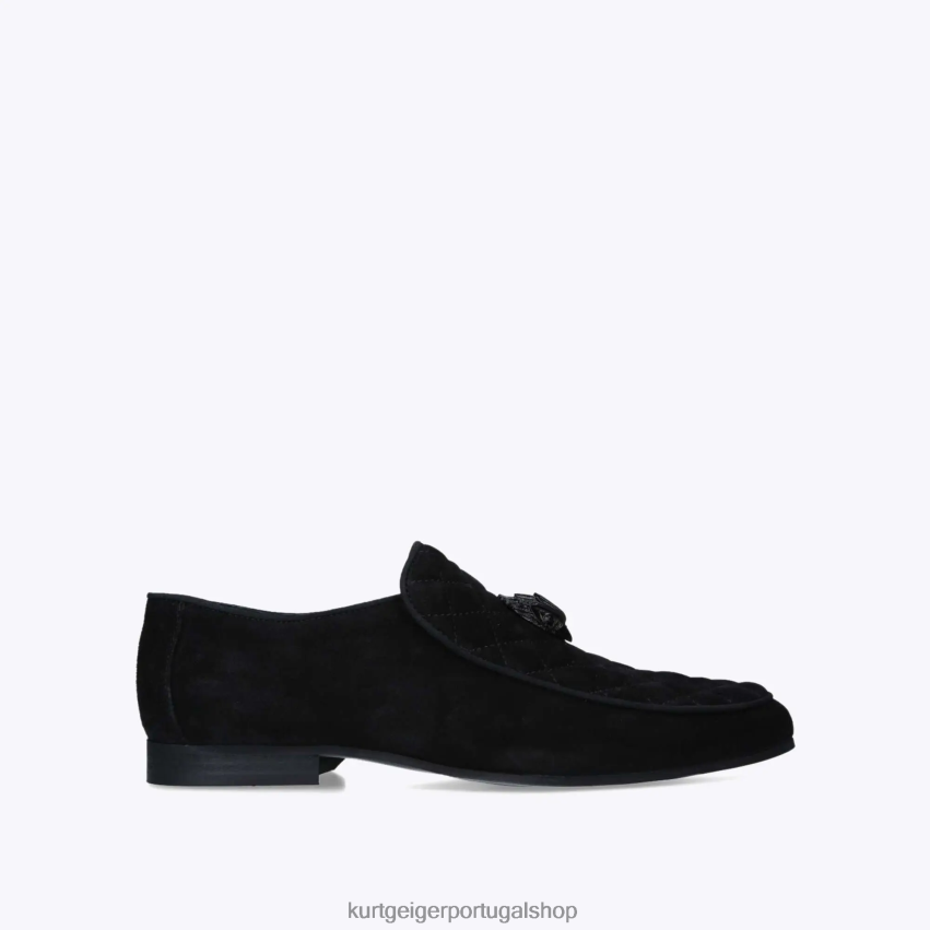 Kurt Geiger homens Londres Hugh Eagle Drench 8J6X00269 preto | calçados