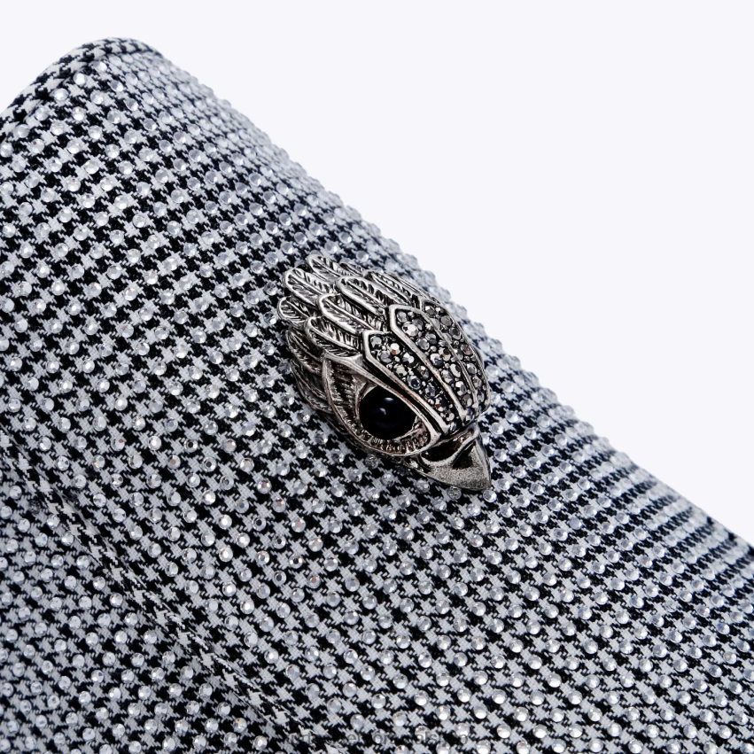 Kurt Geiger homens Londres Hugh Eagle espinha de peixe 8J6X00629 prata | calçados