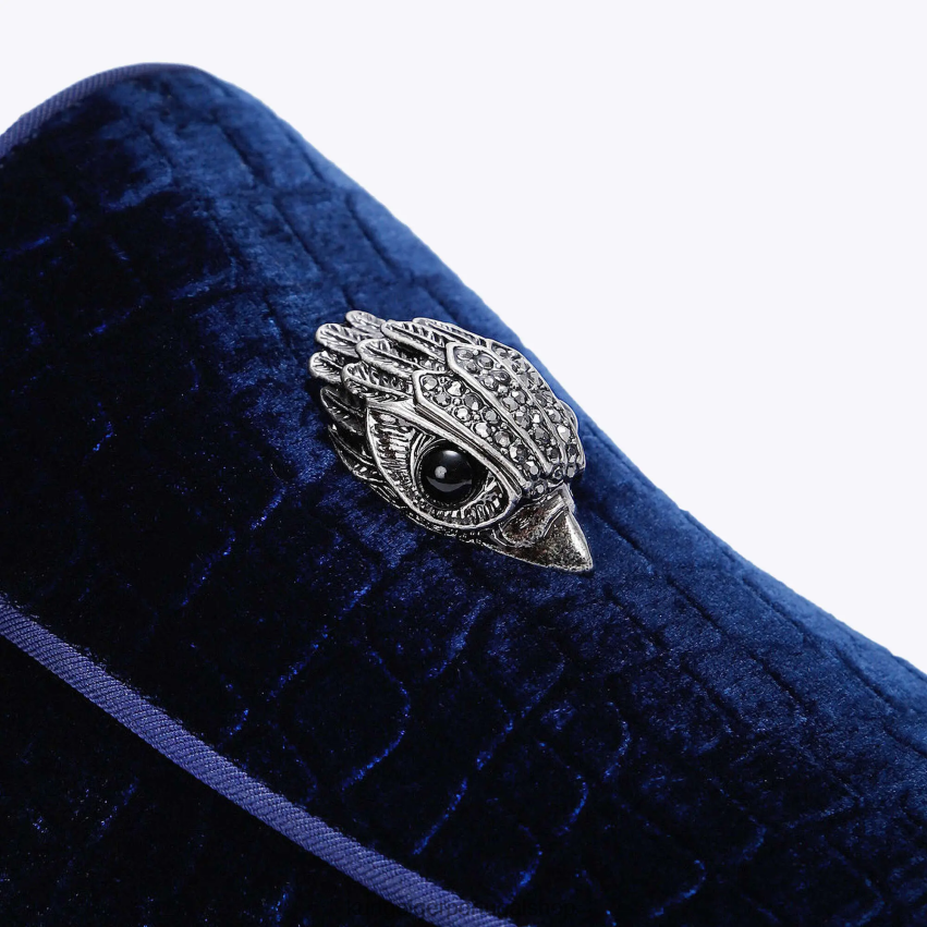 Kurt Geiger homens Londres Hugh Mule 2 8J6X00642 marinha | calçados