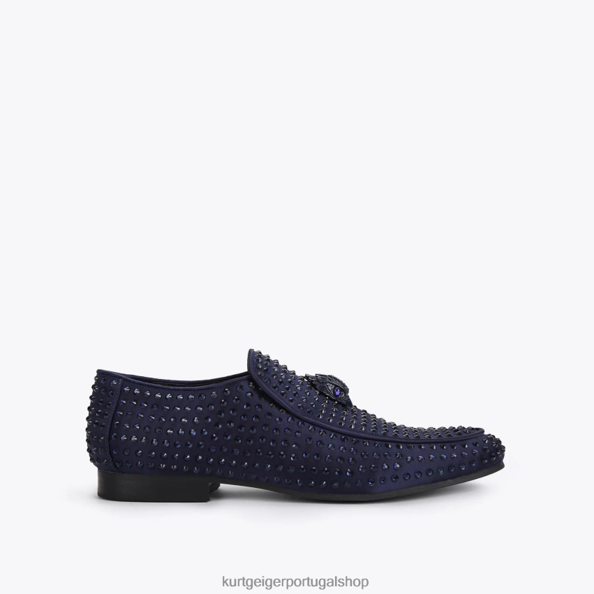 Kurt Geiger homens londres hugh eagle drench garanhão 8J6X00270 marinha | calçados