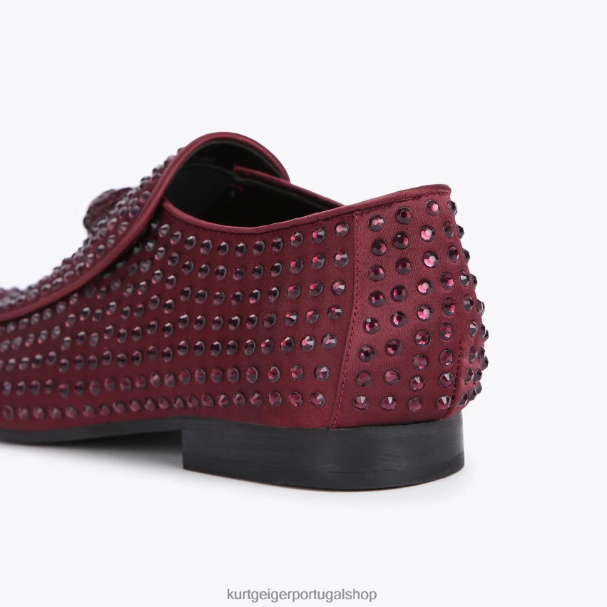 Kurt Geiger homens londres hugh eagle drench garanhão 8J6X00271 vinho | calçados