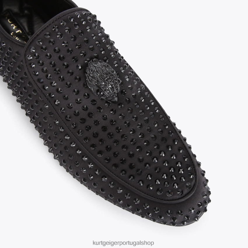 Kurt Geiger homens londres hugh eagle drench garanhão 8J6X00272 preto | calçados