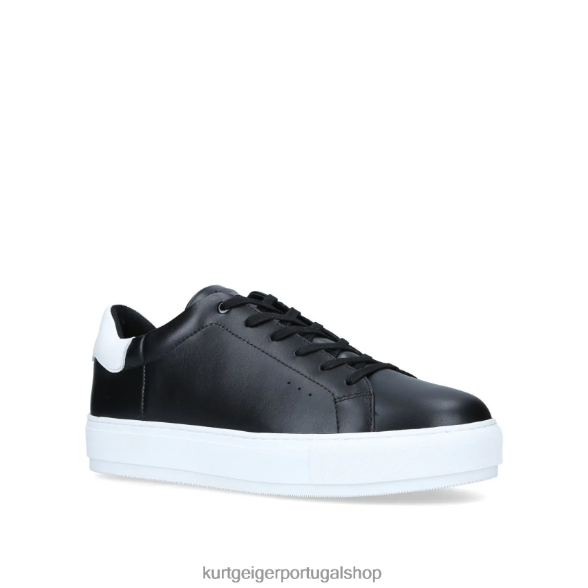 Kurt Geiger homens Londres 8J6X00599 preto | calçados