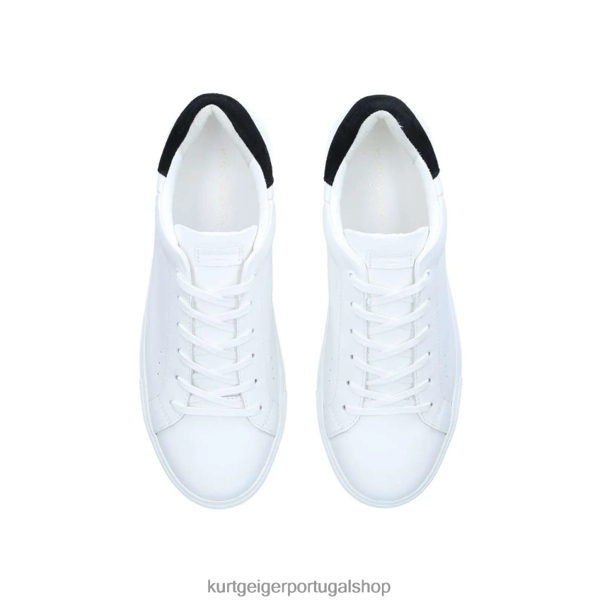 Kurt Geiger homens Londres 8J6X00601 branco | calçados