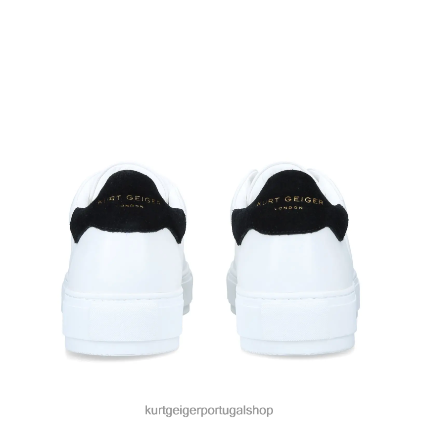 Kurt Geiger homens Londres 8J6X00601 branco | calçados
