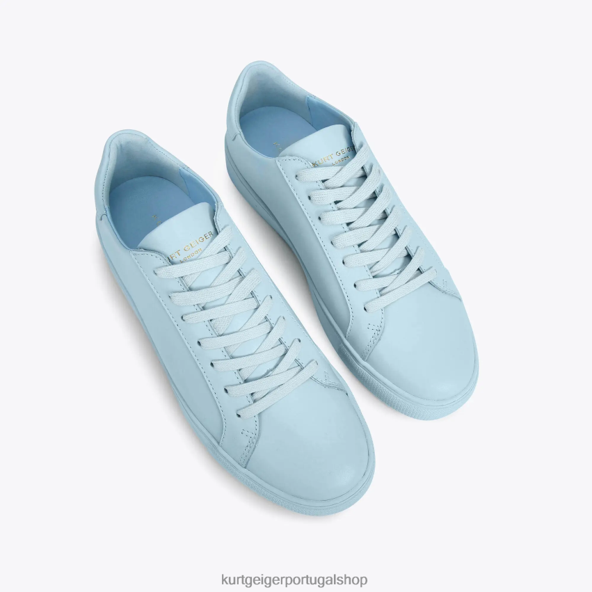 Kurt Geiger homens Londres Lennon 8J6X00596 azul pálido | calçados