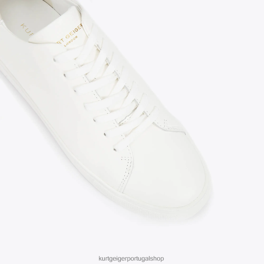 Kurt Geiger homens Londres Lennon 8J6X00597 branco | calçados