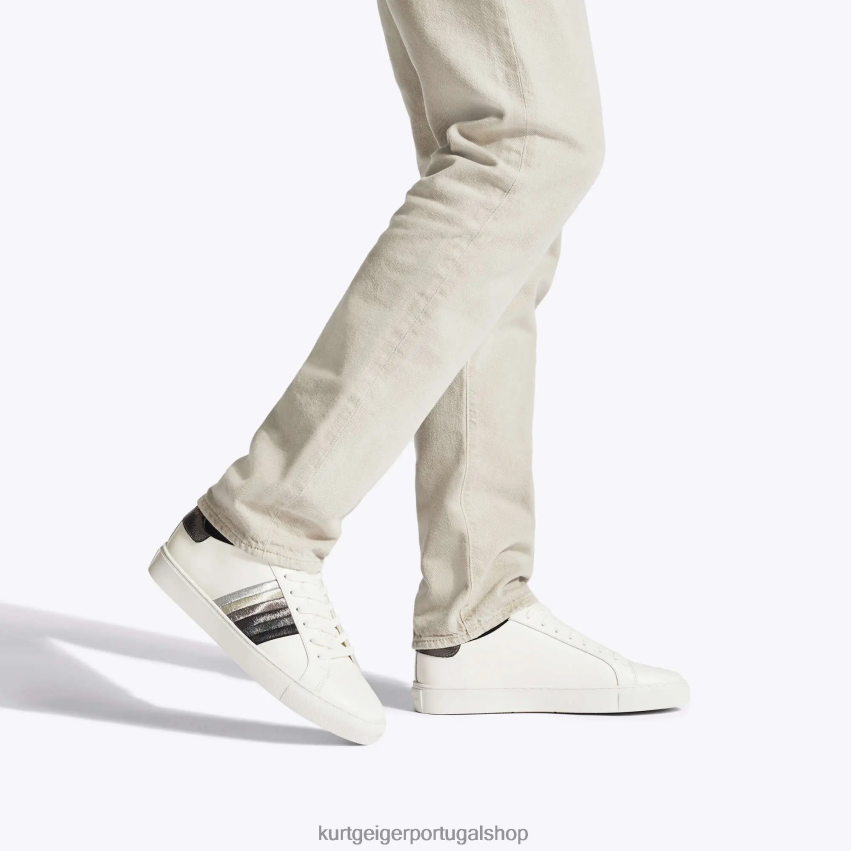 Kurt Geiger homens Londres Lennon pôr do sol-multi 8J6X00594 branco outro | calçados