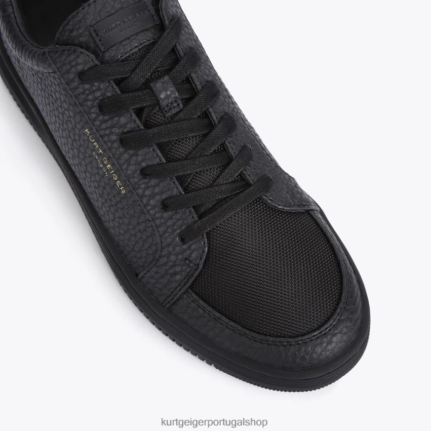 Kurt Geiger homens Londres Valádez 8J6X00602 preto | calçados