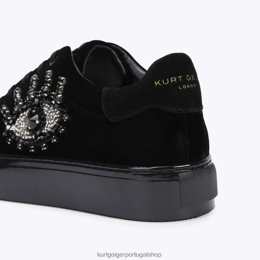 Kurt Geiger homens Olho de Londres Laney 8J6X00606 preto | calçados