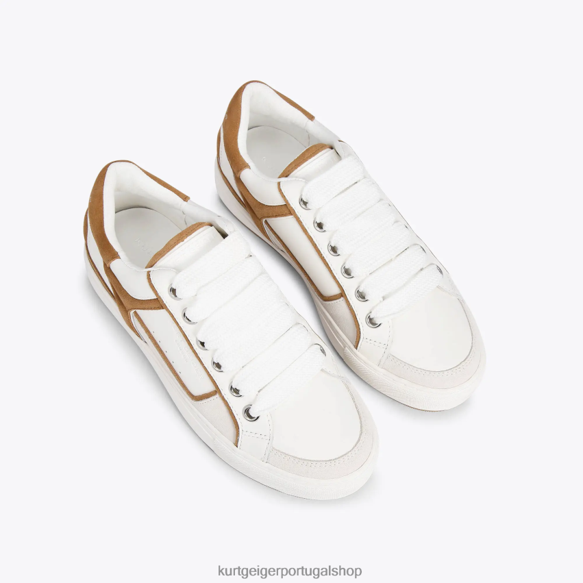 Kurt Geiger homens margem sul de Londres 8J6X00591 branco outro | calçados