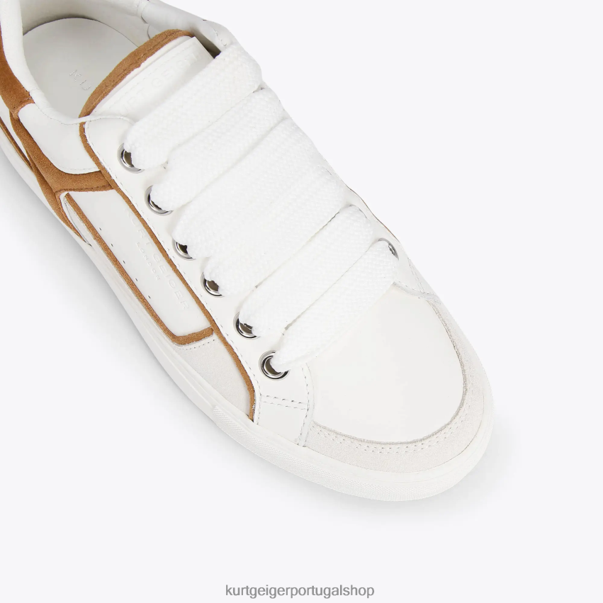 Kurt Geiger homens margem sul de Londres 8J6X00591 branco outro | calçados