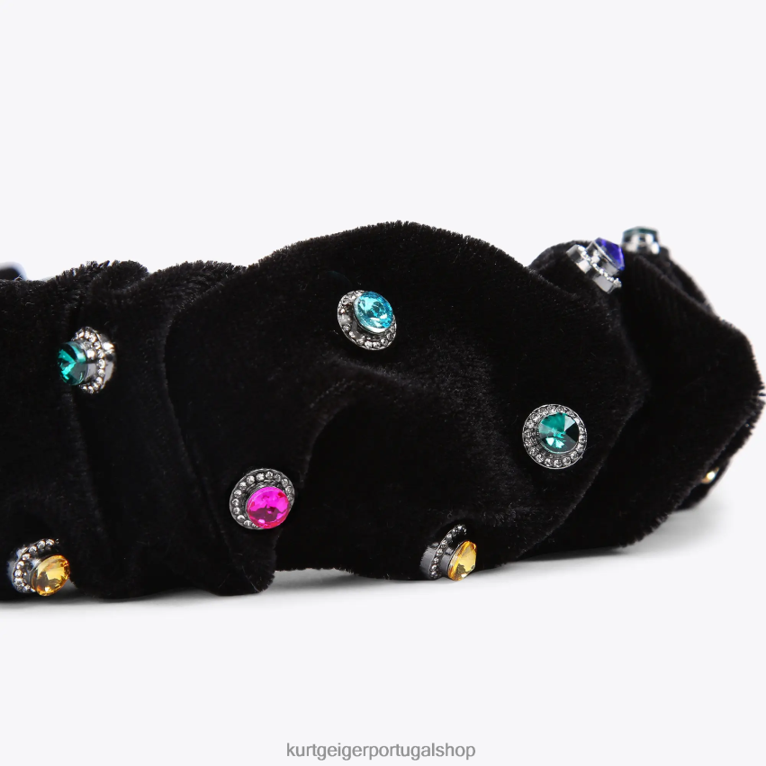 Kurt Geiger mulheres bandana octavia londres 8J6X00517 preto outro | acessórios