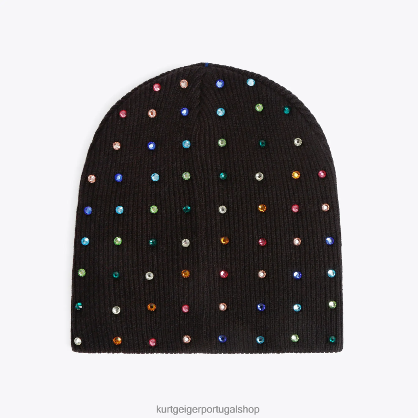 Kurt Geiger mulheres chapéu de cristal de Londres 8J6X00522 preto outro | acessórios