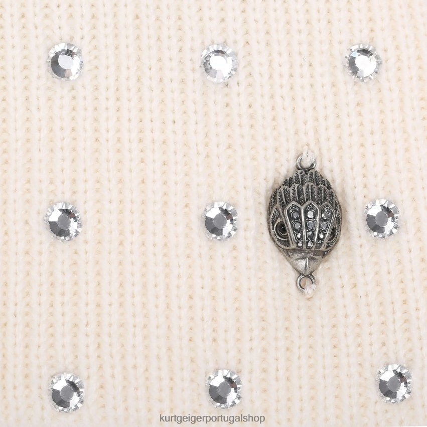 Kurt Geiger mulheres chapéu de cristal de Londres 8J6X00523 osso | acessórios